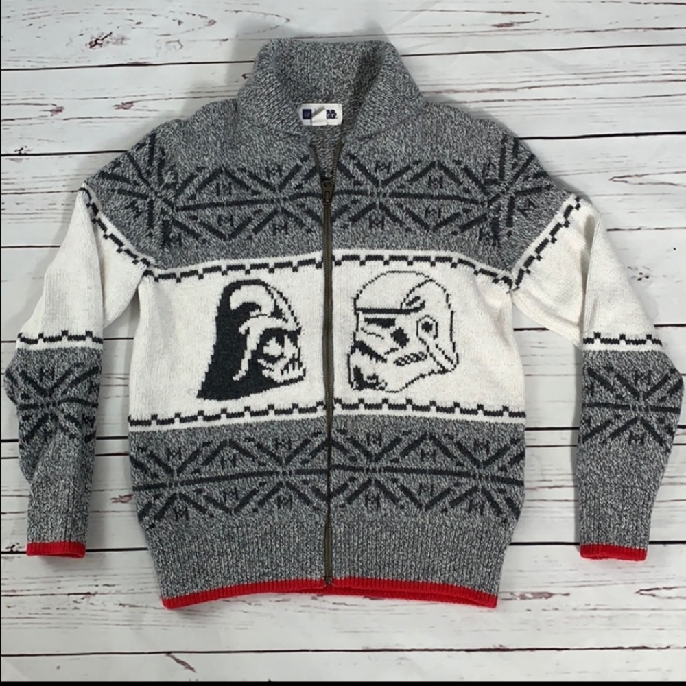 Gap Star Wars zippered Knit Sweater